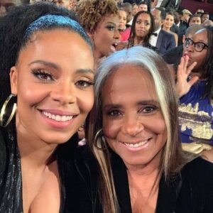 Sanaa Lathan with her mother