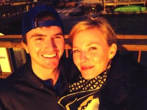 Kelli Giddish with her brother