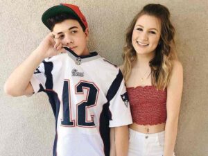 Bradley Steven Perry with his girlfriend