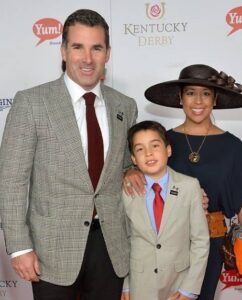 Desiree Jacqueline Guerzon with her husband & son