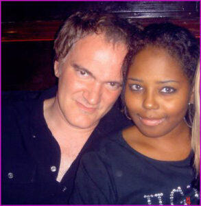 Quentin Tarantino with his ex-girlfriend Shar 