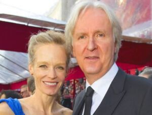 James Cameron with his wife Suzy