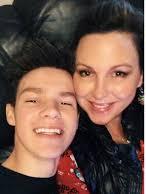 Hayden Summerall with his mother