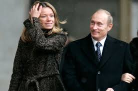 Vladimir Putin with his daughter Maria