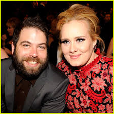 Adele with her ex-husband
