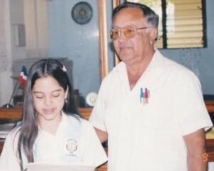 Natti Natasha with her father