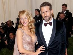 Ryan Reynolds with his wife Blake