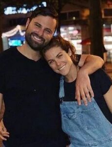 Kelley O’Hara with her boyfriend