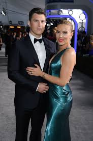 Colin Jost with his girlfriend Scarlett