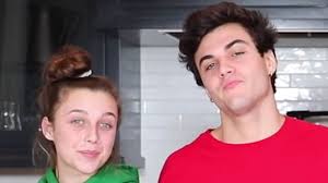 Ethan Dolan with his girlfriend