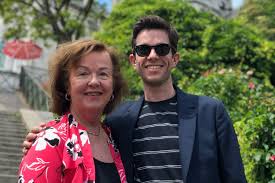 John Mulaney with his mother