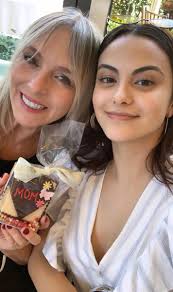 Camila Mendes with her mother