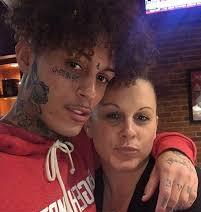 Lil Skies with his mother