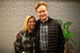Lisa Kudrow with her ex-boyfriend Conan 