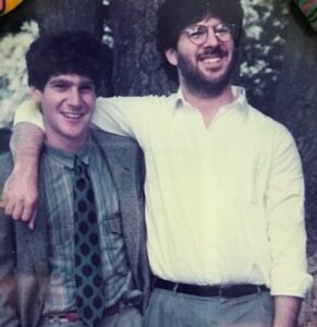 Eric Weinstein with his brother