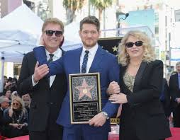 Michael Buble with his parents