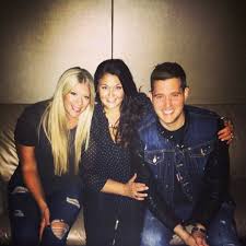 Michael Buble with his sisters