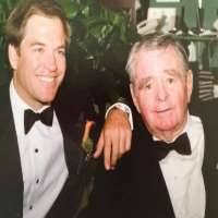 Michael Weatherly with his father
