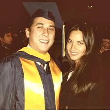 Olivia Munn with her brother John