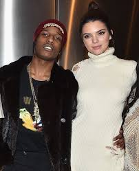 ASAP Rocky with his girlfriend Kendall