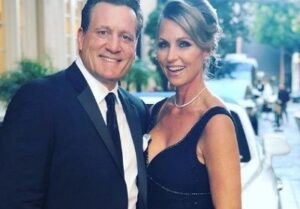 Tracy Roenick with her husband