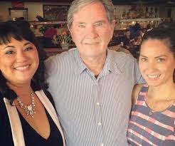 Olivia Munn with her parents