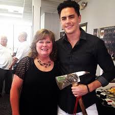 Tom Sandoval with his mother