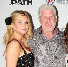 Ron Perlman with his girlfriend Allison