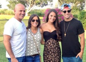 Jake Miller with his family