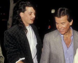 Dick Clark with his son Duane