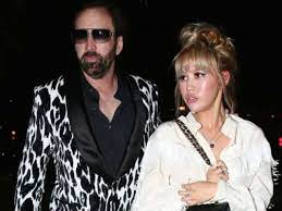 Nicolas Cage with his ex-wife Erika