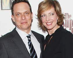 Allison Janney with her brother Hal