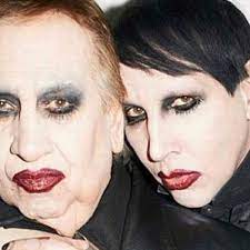 Marilyn Manson with his father