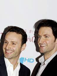 Andrew Lincoln with his brother