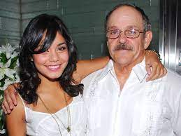 Vanessa Hudgens with her father