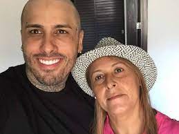 Nicky Jam with his mother