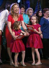 Heidi Cruz with her daughters