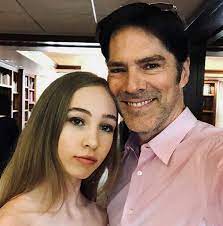 Thomas Gibson with his daughter