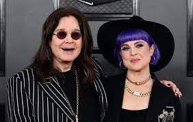 Kelly Osbourne with her father