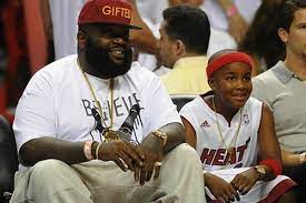 Rick Ross with his son William
