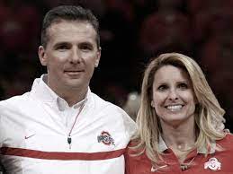 Urban Meyer with his wife