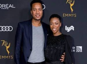 Samira Wiley with her brother
