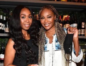 Cynthia Bailey with her sister
