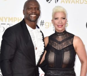 Terry Crews with his wife