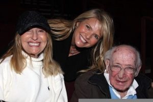Christie Brinkley with her parents