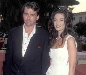Catherine Zeta-Jones with her ex-boyfriend Angus
