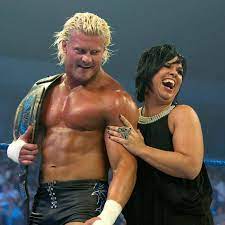 Dolph Ziggler with his ex-girlfriend Vickie