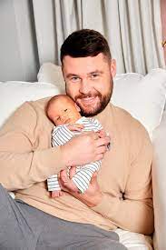 Danny Miller with his son