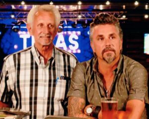 Richard Rawlings with his father