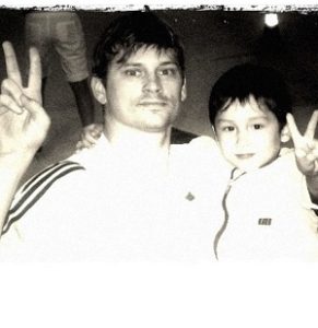 Kai with his father